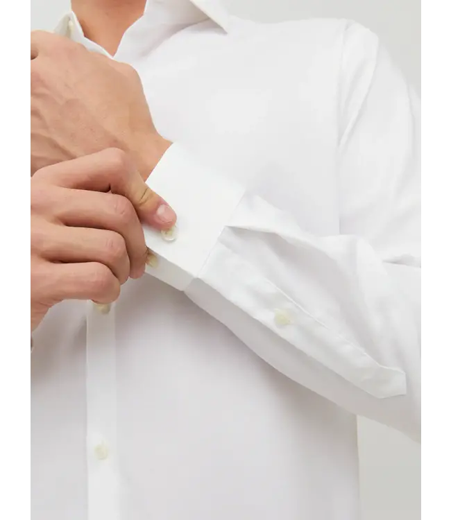Jack & Jones Jack & Jones 12227385 JPRBLAPARKER Blouse White - Slim Fit
