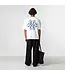 Quotrell Quotrell Insignia Tee White/Blue - Oversized Fit