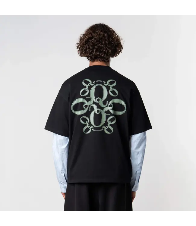 Quotrell Quotrell Insignia Tee Black/Moss Green