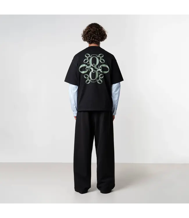 Quotrell Quotrell Insignia Tee Black/Moss Green