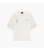 Quotrell Quotrell Insignia Tee Ecru/Taupe - Oversized Fit