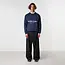 Quotrell Quotrell Mondrian Knitted Sweater Navy/White - Relaxed Fit