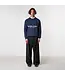 Quotrell Quotrell Mondrian Knitted Sweater Navy/White - Relaxed Fit
