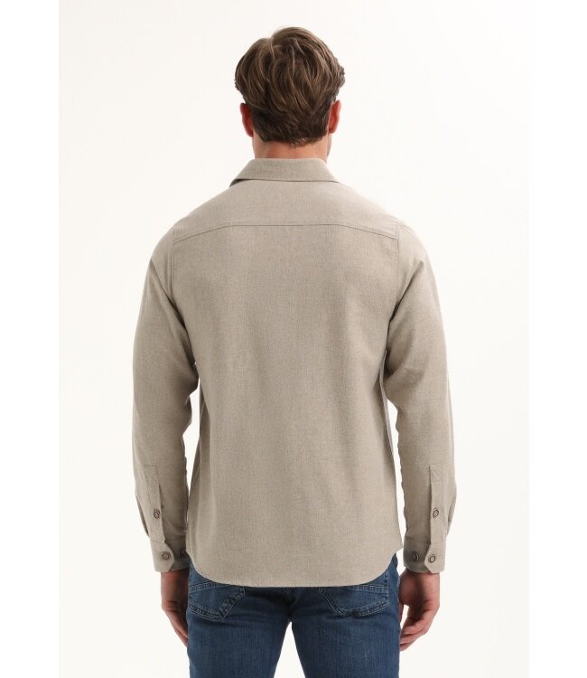 Gabbiano Gabbiano Overhemd LS Taupe - Regular Fit