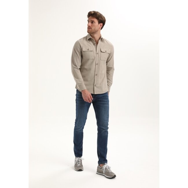 Gabbiano Gabbiano Overhemd LS Taupe - Regular Fit