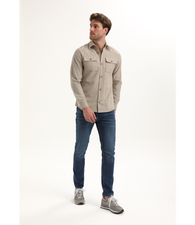 Gabbiano Gabbiano Overhemd LS Taupe - Regular Fit