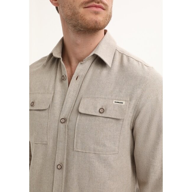 Gabbiano Gabbiano Overhemd LS Taupe - Regular Fit