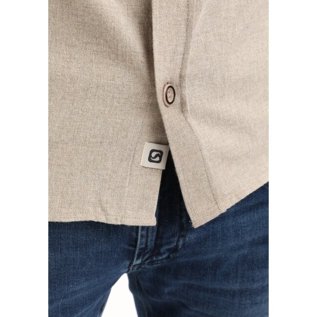 Gabbiano Gabbiano Overhemd LS Taupe - Regular Fit