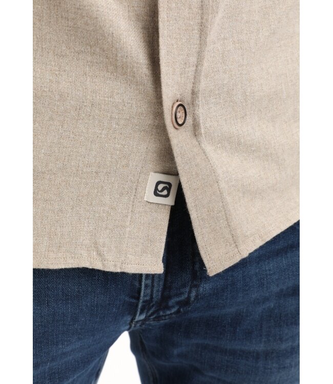 Gabbiano Gabbiano Overhemd LS Taupe - Regular Fit