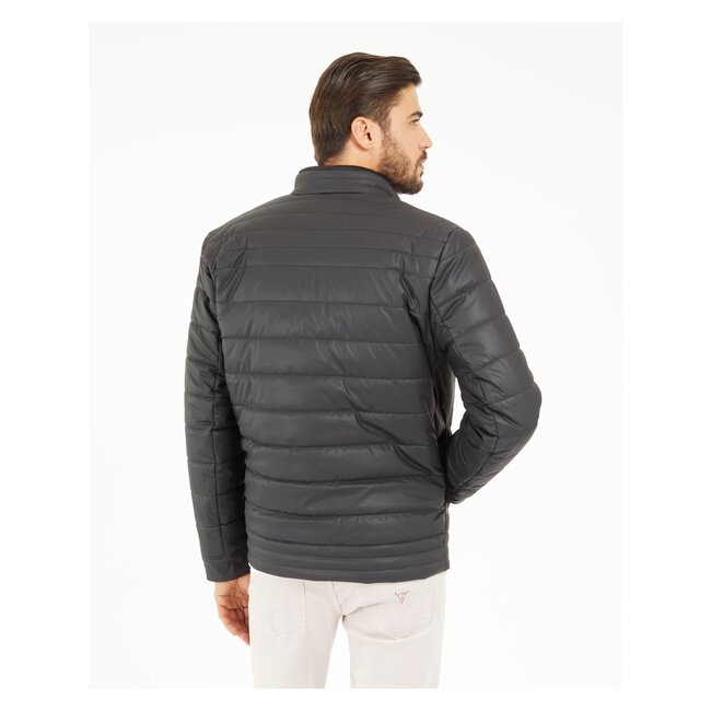 Guess Guess M4YL16WFHD0-JBLK LOGO STRETCH PADDED PU JACKET