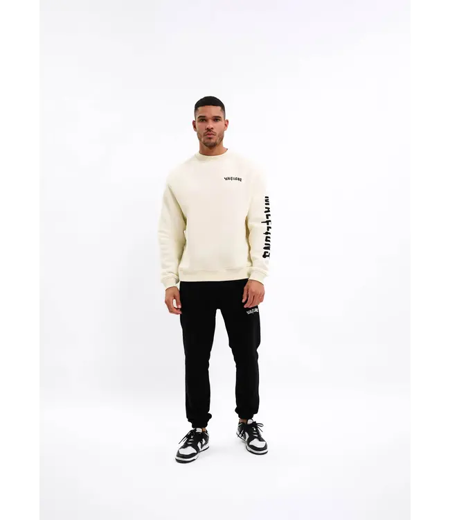 Malelions Malelions Men Graffiti Sweater Off White - Oversized Fit