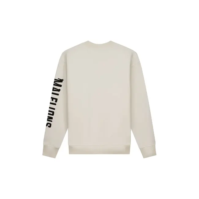 Malelions Malelions Men Graffiti Sweater Off White - Oversized Fit