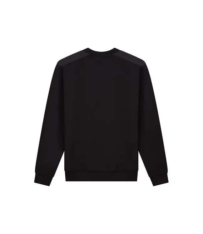 Malelions Malelions Men Nylon Pocket Sweater Black - Slim Fit