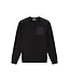 Malelions Malelions Men Nylon Pocket Sweater Black - Slim Fit
