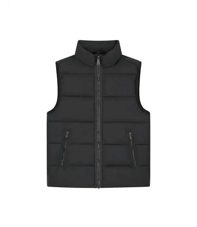 Malelions Malelions Men Matt Crinkle Padded Vest Black