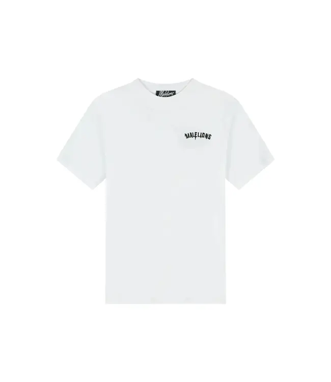 Malelions Malelions Men Graffiti T-Shirt White - Oversized Fit