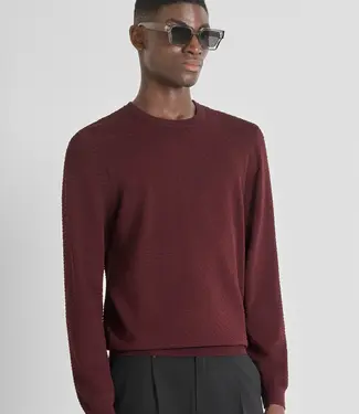 Antony Morato Antony Morato Knitwear Sweater Bordeaux - Slim Fit