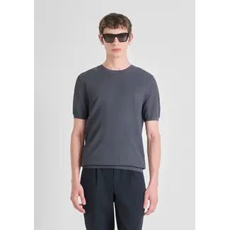Antony Morato Antony Morato SHORT SLEEVE SUPER FINE VISCOSE BLEND JERSEY - Regular Fit
