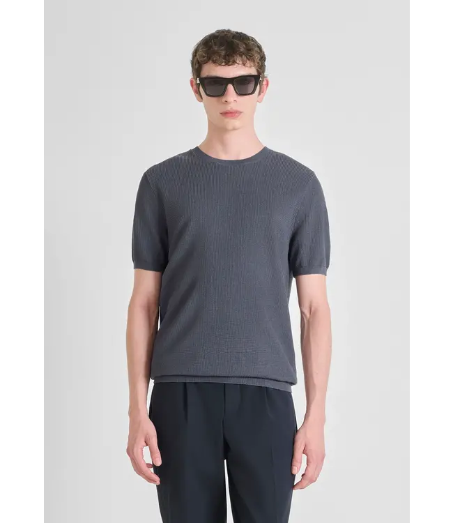 Antony Morato Antony Morato MMSW01532-YA500091 Knitwear Shirt - Regular Fit