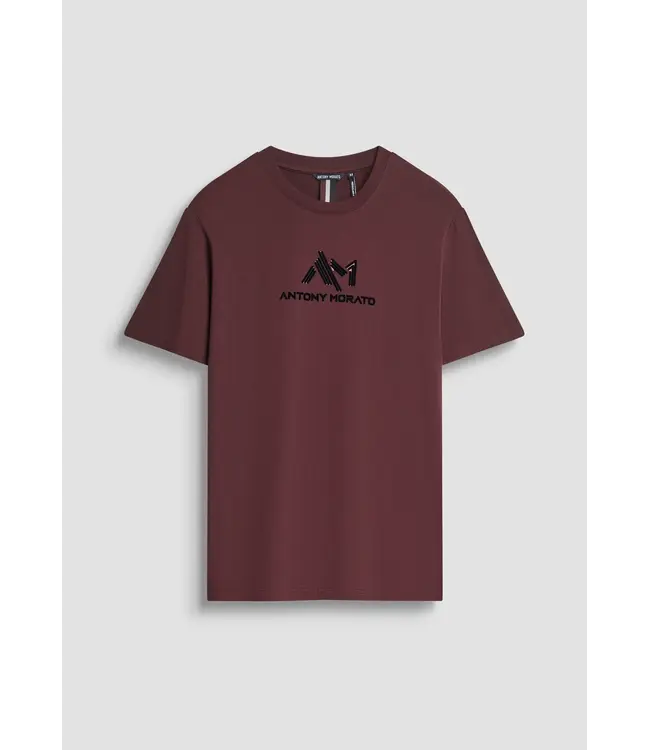 Antony Morato Antony Morato MMKS02553-FA100240 T-Shirt Bordeaux - Regular Fit