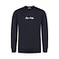 PurePath (by PureWhite) PurePath 25030307 Chain Stitch Sweater Dark Navy - Regular Fit