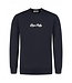 PurePath (by PureWhite) PurePath 25030307 Chain Stitch Sweater Dark Navy - Regular Fit