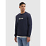 PurePath (by PureWhite) PurePath 25030307 Chain Stitch Sweater Dark Navy - Regular Fit
