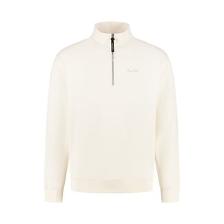 PurePath (by PureWhite) Embroidery Half-Zip Sweater - Loose Fit