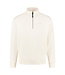 PurePath (by PureWhite) PurePath 25030311 Embroidery Half-zip Sweater Ecru - Loose Fit