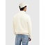 PurePath (by PureWhite) PurePath 25030311 Embroidery Half-zip Sweater Ecru - Loose Fit