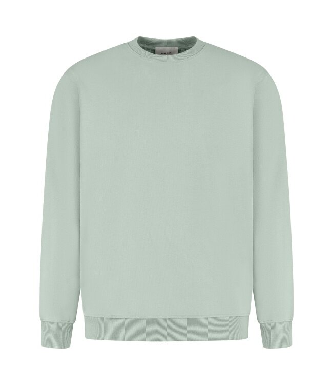 PurePath (by PureWhite) PurePath 25030309 My Other Car Sweater Army Green - Loose Fit