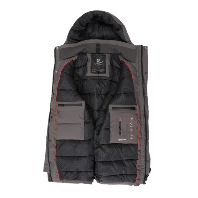 Gabbiano Gabbiano 535752 Jacket Long Canvas Steel Grey