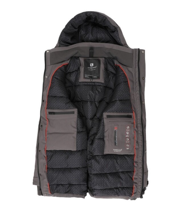 Gabbiano Gabbiano 535752 Jacket Long Canvas Steel Grey