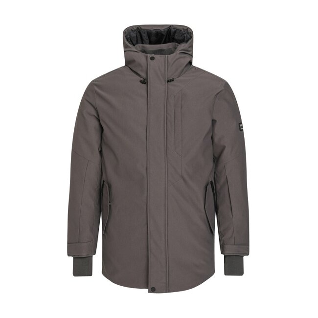 Gabbiano Gabbiano 535752 Jacket Long Canvas Steel Grey