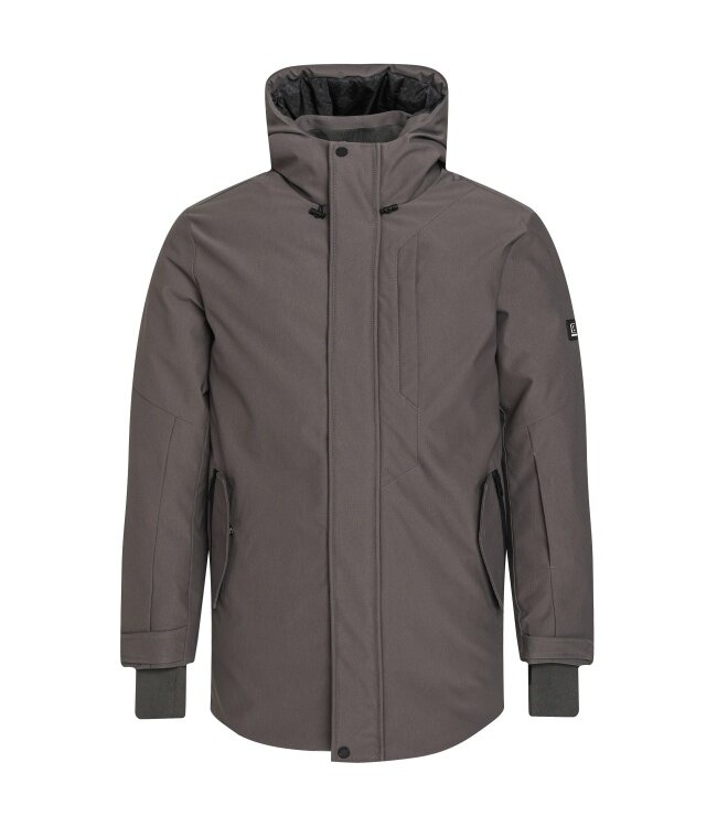 Gabbiano Gabbiano 535752 Jacket Long Canvas Steel Grey