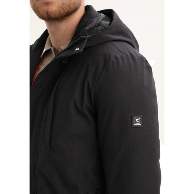 Gabbiano Gabbiano Jacket Long Canvas Black