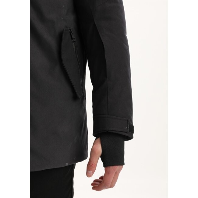 Gabbiano Gabbiano Jacket Long Canvas Black