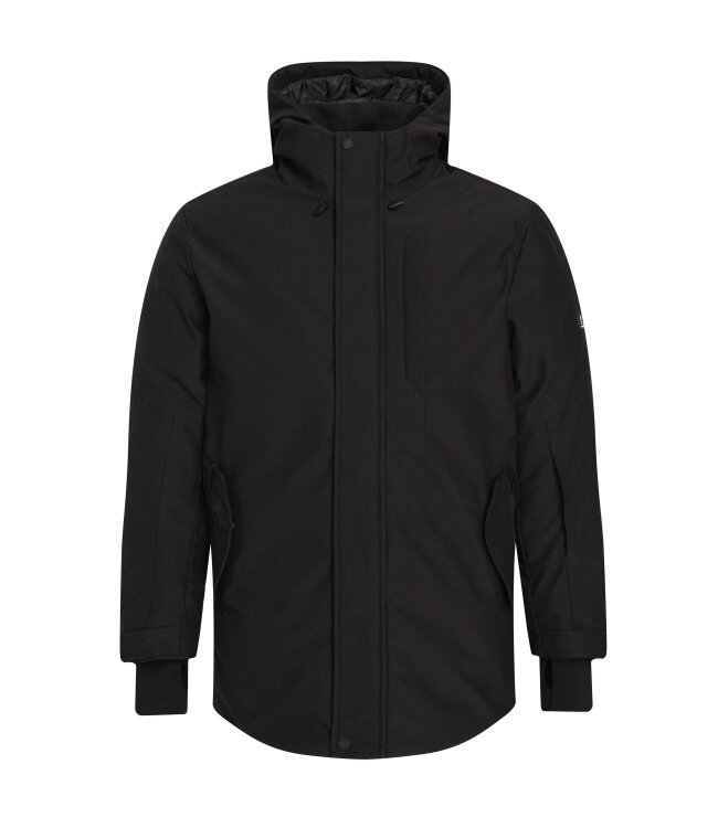 Gabbiano Gabbiano Jacket Long Canvas Black