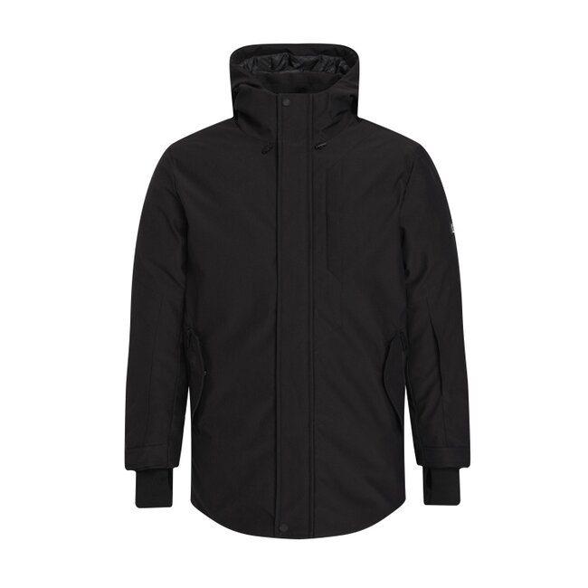 Gabbiano Gabbiano Jacket Long Canvas Black