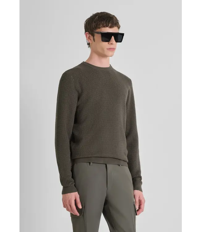 Antony Morato Antony Morato MMSW01543-YA500002 SWEATER IN VISCOSA BLEND YARN - REGULAR FIT