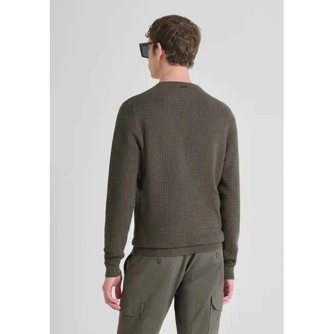 Antony Morato Antony Morato MMSW01543-YA500002 SWEATER IN VISCOSA BLEND YARN - REGULAR FIT