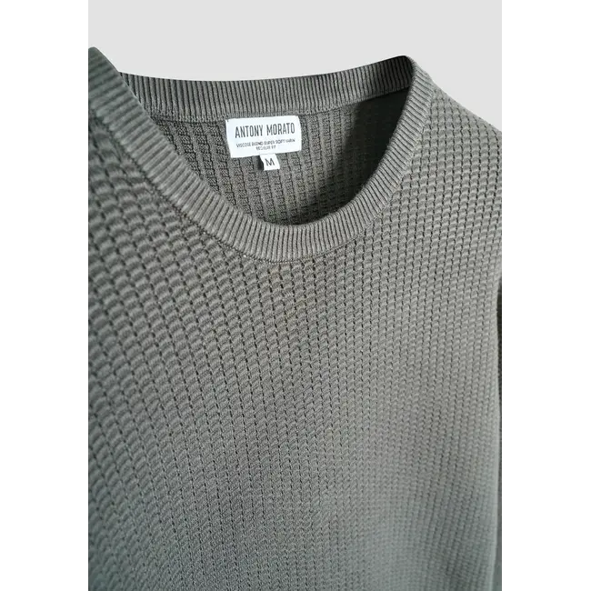 Antony Morato Antony Morato MMSW01543-YA500002 SWEATER IN VISCOSA BLEND YARN - REGULAR FIT