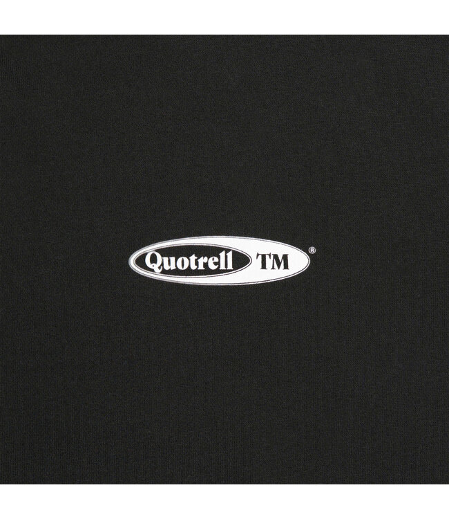 Quotrell Quotrell Emblem Crewneck Black/White - Oversized Fit
