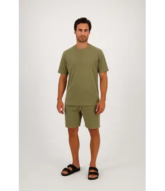 Radical Radical Towelling T-Shirt Olive Green