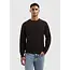 PurePath (by PureWhite) PurePath 25030801 Jacquard Structure Knit Sweater Dark Brown - Regular Fit