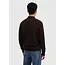 PurePath (by PureWhite) PurePath 25030815 Knit Hidden Half-zip Sweater Dark Brown - Regular Fit