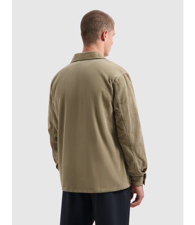 PurePath (by PureWhite) 25030207 Corduroy Shirt Taupe - Regular Fit