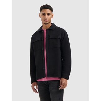 PurePath (by PureWhite) Flannel Overshirt Black - Regular Fit