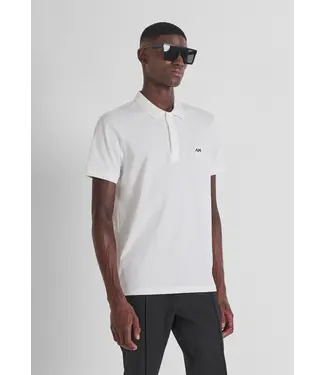 Antony Morato COTTON JERSEY POLO SHIRT WITH SMALL LOGO PATCH - REGULAR FIT