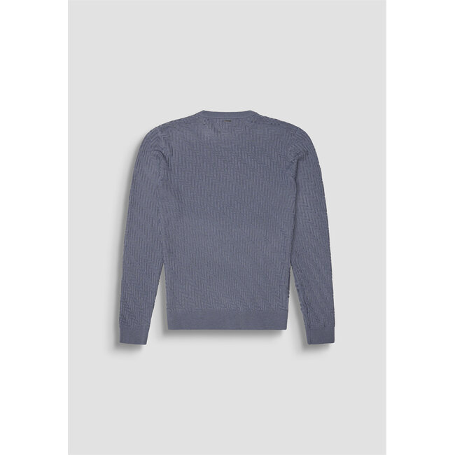 Antony Morato Antony Morato MMSW01533-YA500088 SWEATER REGULAR FIT IN IN WOOL MERINO BLEND YARN GEOMETRIC JACQUARD MOTIF - Regular Fit